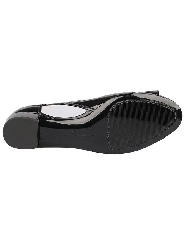 Vara Bow Jelly Ballet Flat Black - SALVATORE FERRAGAMO - BALAAN 9