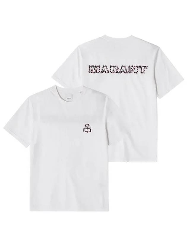 Logo Short Sleeve T-Shirt White - ISABEL MARANT - BALAAN 6