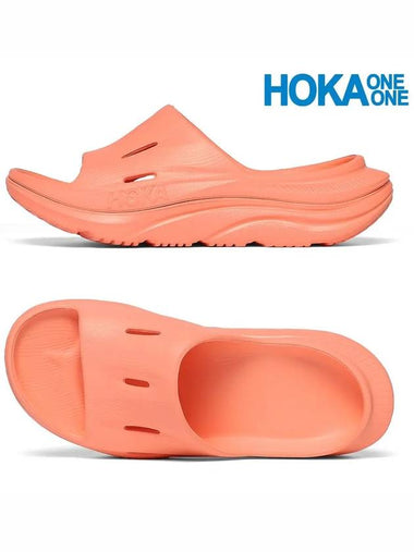 Hoka Slide Aura Recovery 3 Papaya 1135061 PPYP - HOKA ONE ONE - BALAAN 1