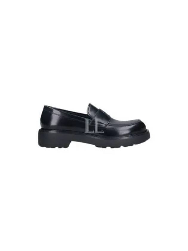 Brushed Leather Loafers Black - PRADA - BALAAN 2