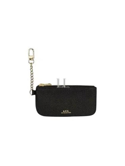 Leather Keiko Key Pouch Black - A.P.C. - BALAAN 2