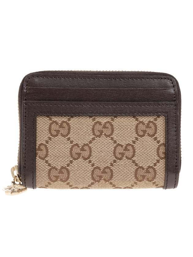 Luce Mini Zipper Half Wallet Beige - GUCCI - BALAAN 1