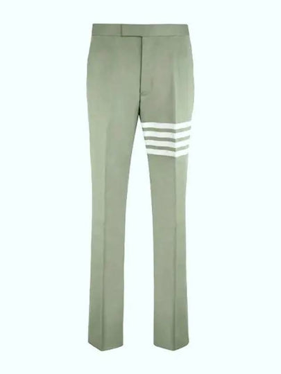 4 Bar Tailored Straight Pants Green - THOM BROWNE - BALAAN 2