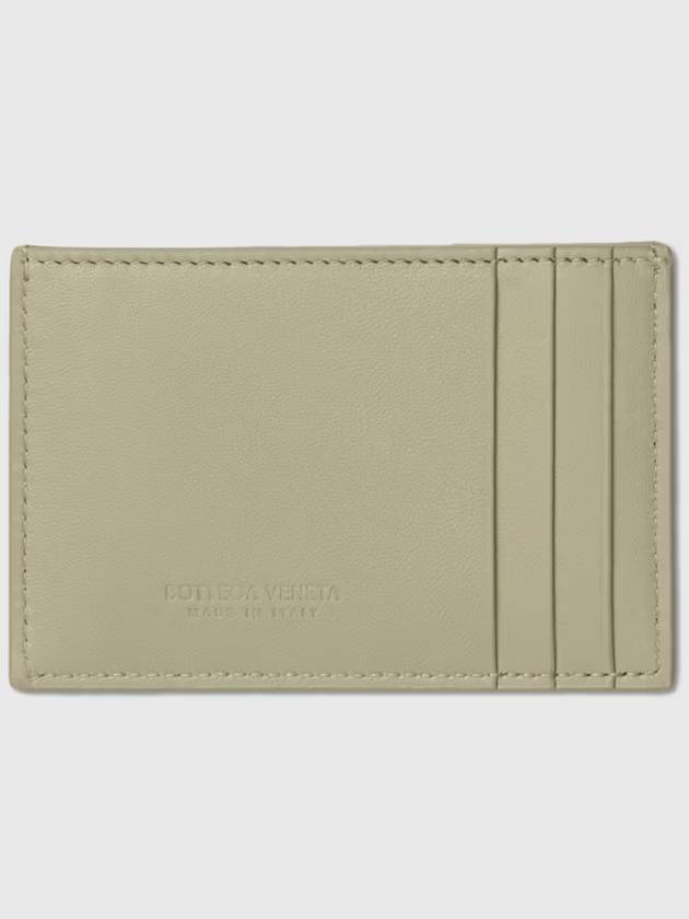 Intrecciato Lambskin Calfskin Card Wallet Travertine - BOTTEGA VENETA - BALAAN 3