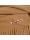 Wool Fringe Muffler Dark Camel - ACNE STUDIOS - BALAAN 4