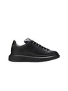 Chunky Sole Leather Low Top Sneakers Black - ALEXANDER MCQUEEN - BALAAN 3