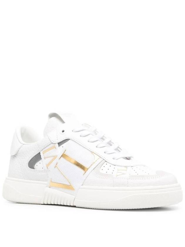 VL7N Band Calfskin Low Top Sneakers White - VALENTINO - BALAAN 3