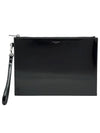 Patent Leather Clutch Bag Black - SAINT LAURENT - BALAAN 2