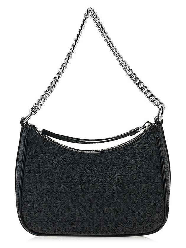 Jet Set Charm Small Logo Shoulder Bag Black - MICHAEL KORS - BALAAN 4