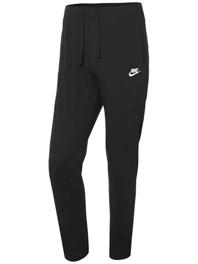 Mens NSW Club Open Ham Jersey Pants Black - NIKE - BALAAN 6