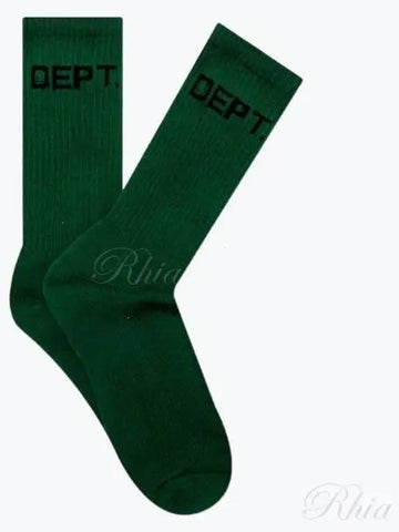 Gallery Deb DLS 90014 HGRN Logo Socks - GALLERY DEPT. - BALAAN 1