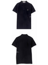 Men's Wappen Logo Patch Polo Shirt Navy - STONE ISLAND - BALAAN 5