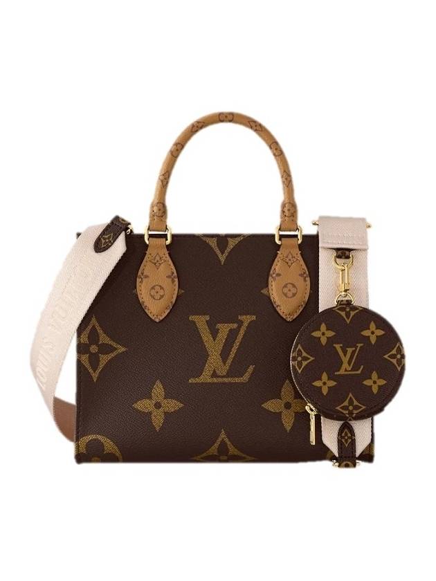 Women's OnTheGo PM Monogram Tote Bag Brown - LOUIS VUITTON - BALAAN 8