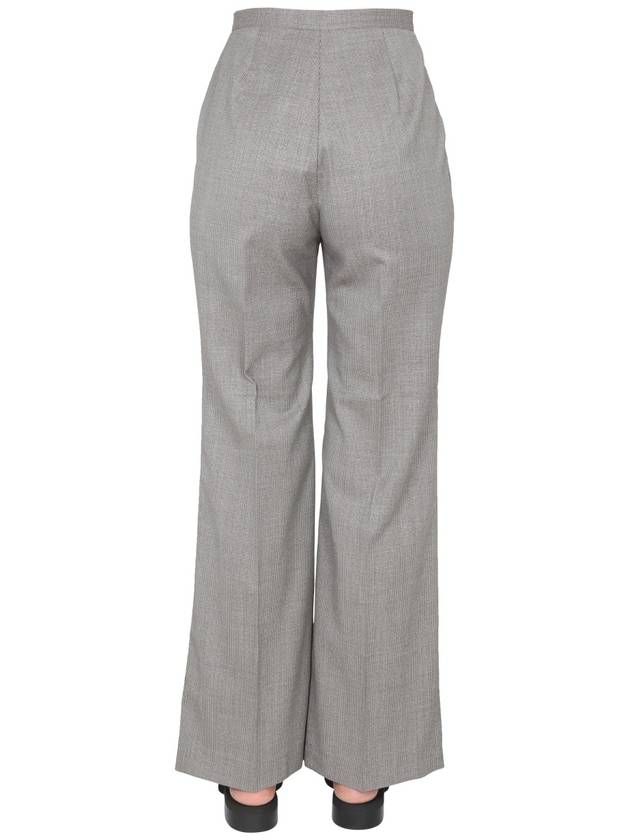 Women's Micro Houndstooth Wide Pants Marone - FABIANA FILIPPI - BALAAN 5