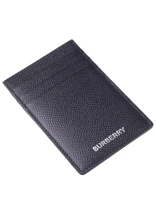 Grainy Leather Card Wallet - BURBERRY - BALAAN.