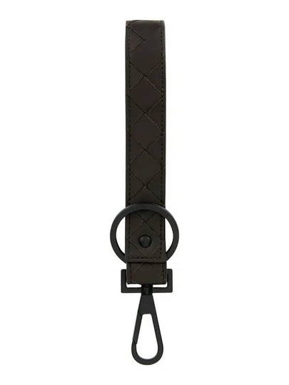 Intrecciato Key Holder Dark Brown - BOTTEGA VENETA - BALAAN 2