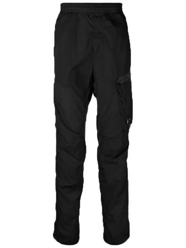 Lens Waffen Track Pants Black - CP COMPANY - BALAAN.