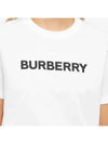 Logo Print Cotton Short Sleeve T-Shirt White - BURBERRY - BALAAN 3