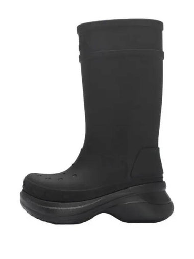 Black Rubber Crocs Boots - BALENCIAGA - BALAAN 1