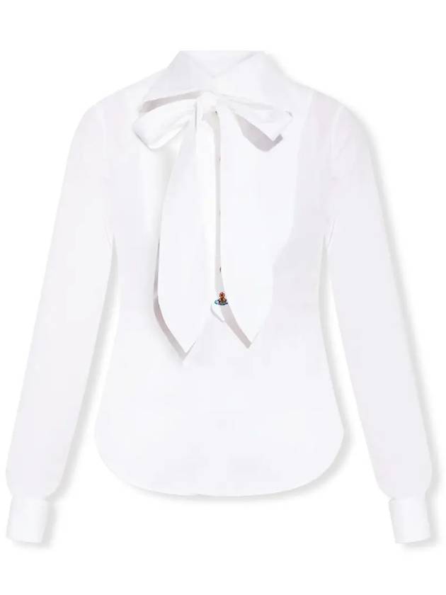 Tie Collar Shirt White - VIVIENNE WESTWOOD - BALAAN 2