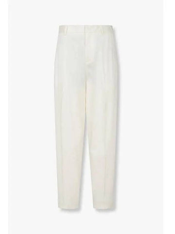 Men s Hidden Hook Tapered Chino Pants Cream - EMPORIO ARMANI - BALAAN 1