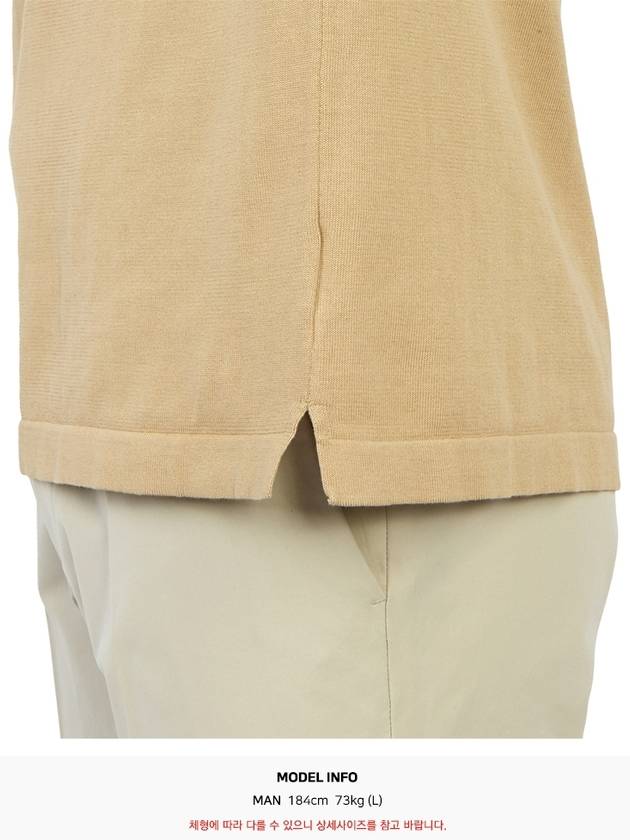 PK shirt camel POLO SHORT CAMEL - ANDERSEN-ANDERSEN - BALAAN 9