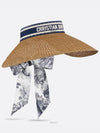 Riviera D Ocean Micha Scarf Visor Navy - DIOR - BALAAN 2