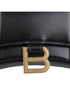 Hourglass Chain Mini Calfskin Cross Bag Black - BALENCIAGA - BALAAN 6