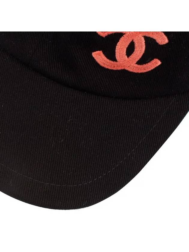 CC embroidery logo ball cap hat black AA9254 - CHANEL - BALAAN 6