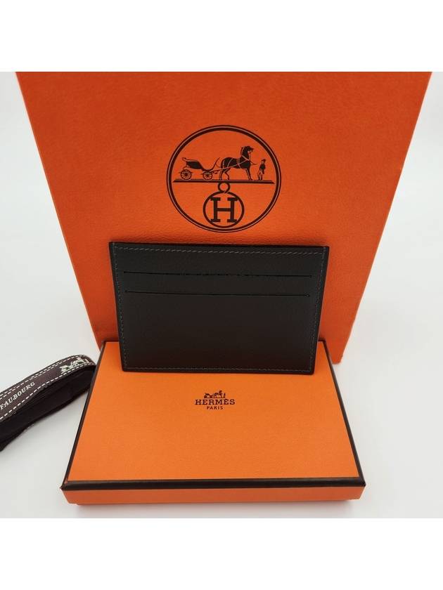 Citizen Twill Card Wallet Vert Bronze - HERMES - BALAAN 8