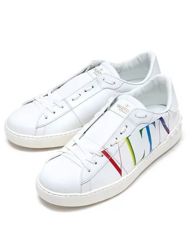 Logo Hidden Open Low Top Sneakers White - VALENTINO - BALAAN 2