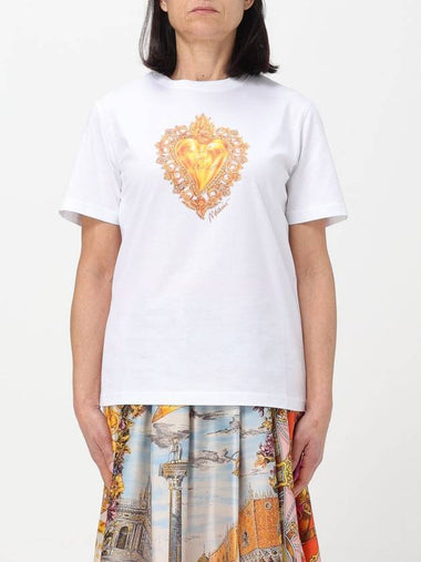 T-shirt Moschino Couture con stampa cuore - MOSCHINO - BALAAN 1