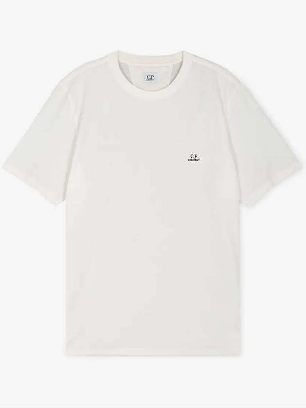 30/1 Jersey Logo Short Sleeve T-Shirt White - CP COMPANY - BALAAN 3