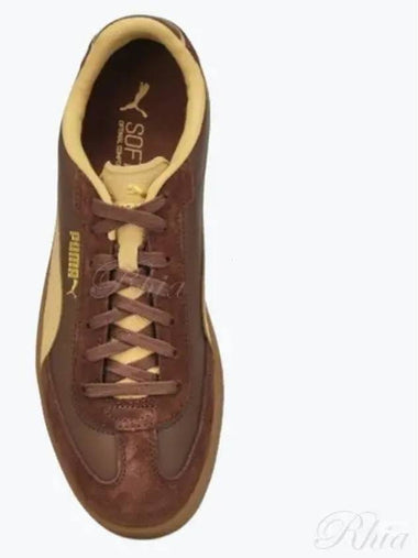 Unisex Sneakers Shoes Club II Era Puma PKI39744701 Espresso Brown Sand Dune Gold - PUMA - BALAAN 1