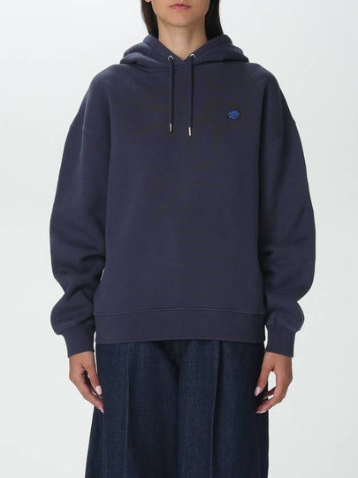 Bold Head Fox Patch Comfort Hooded Ink Blue - MAISON KITSUNE - BALAAN 2