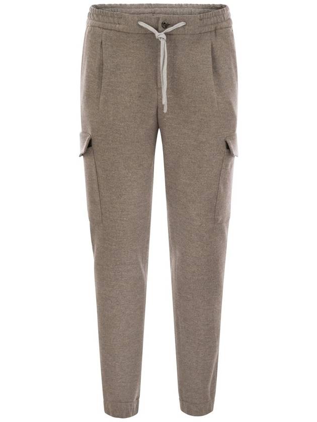 Virgin wool cargo jogger trousers - PT TORINO - BALAAN 1