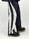 DOUBLE LINED WIDE DENIM PANTS INDIGO - PEACEOFMIND - BALAAN 1