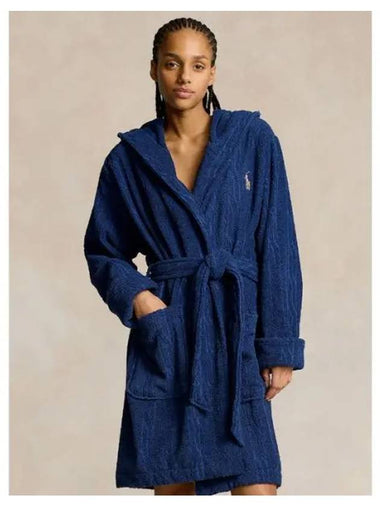 INNERWEAR Polo Cable Texture Robe Gown 4P0048 - POLO RALPH LAUREN - BALAAN 1