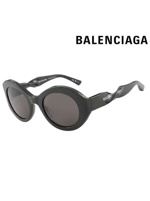 sunglasses BB0208S 001 001 BLACK BLACK GRAY - BALENCIAGA - BALAAN 2