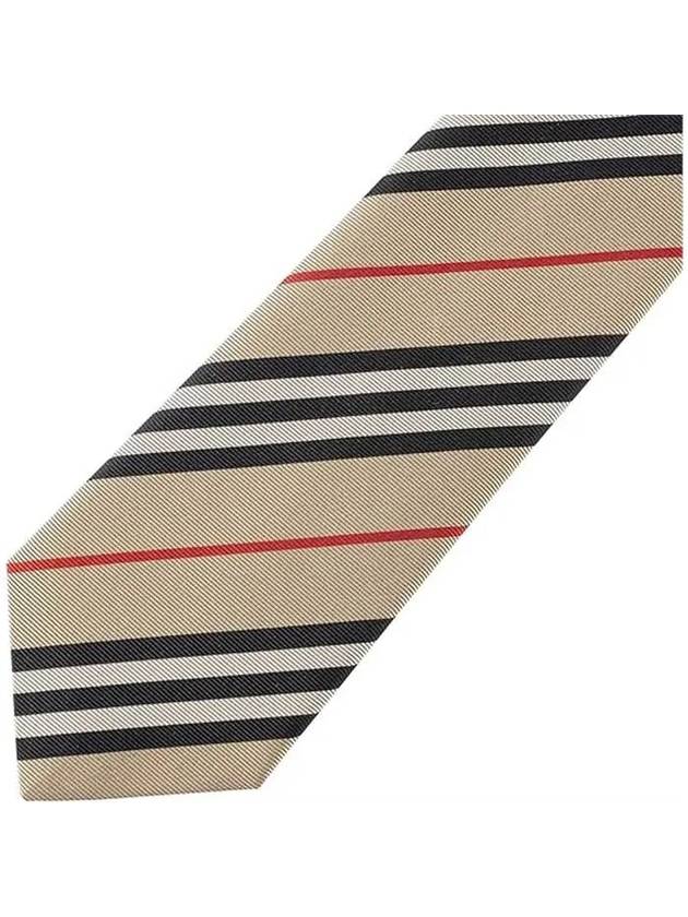 Classic Cut Icon Stripe Silk Tie Archives Beige - BURBERRY - BALAAN 4