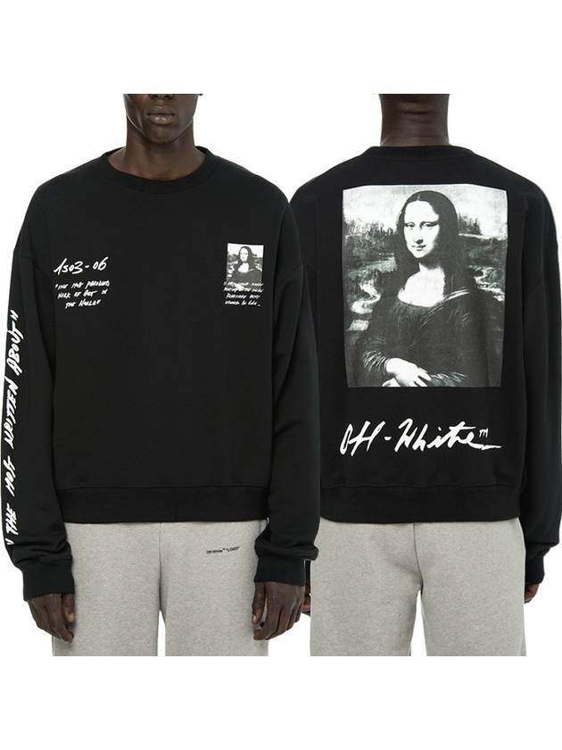 Mona Lisa Printing Logo Sweatshirt - OFF WHITE - BALAAN.