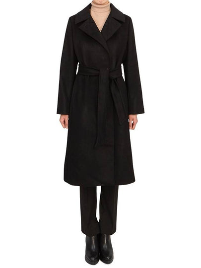 Women's Bcollag Wool Double Coat Black - MAX MARA - BALAAN 2