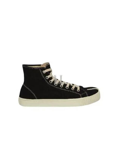 Tabi Split Toe High Top Sneakers Black - MAISON MARGIELA - BALAAN 2