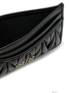 Matelasse Nappa Leather Card Wallet Black - MIU MIU - BALAAN 3