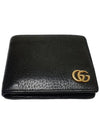 Women s 428726 GG Marmont Black Leather Bicycle Wallet - GUCCI - BALAAN 3