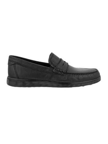 S Lite Moc Penny Loafer Black - ECCO - BALAAN 1