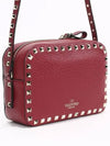 Rockstud Square Cross Bag Red - VALENTINO - BALAAN 4