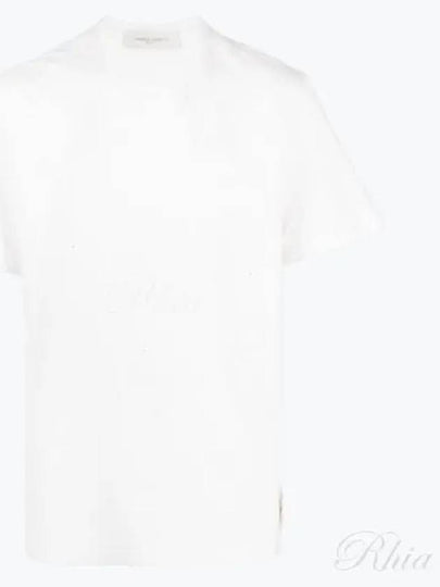 Golden Collection Distress Treatment Short Sleeve T-Shirt White - GOLDEN GOOSE - BALAAN 2