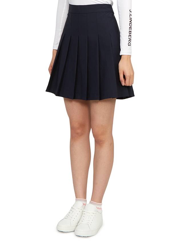 Women's Adina Golf Skirt Navy - J.LINDEBERG - BALAAN 3