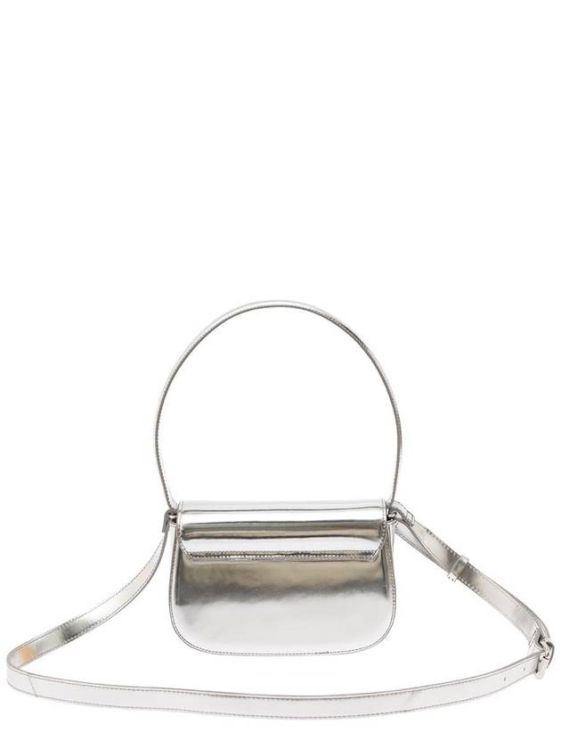 1DR Mirrored Leather Shoulder Bag Silver - DIESEL - BALAAN 5